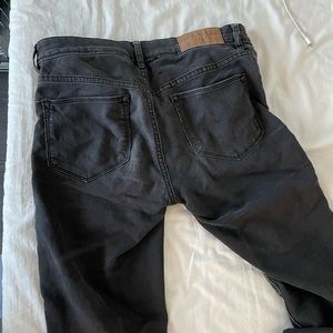 HM black jeans , low waist size s